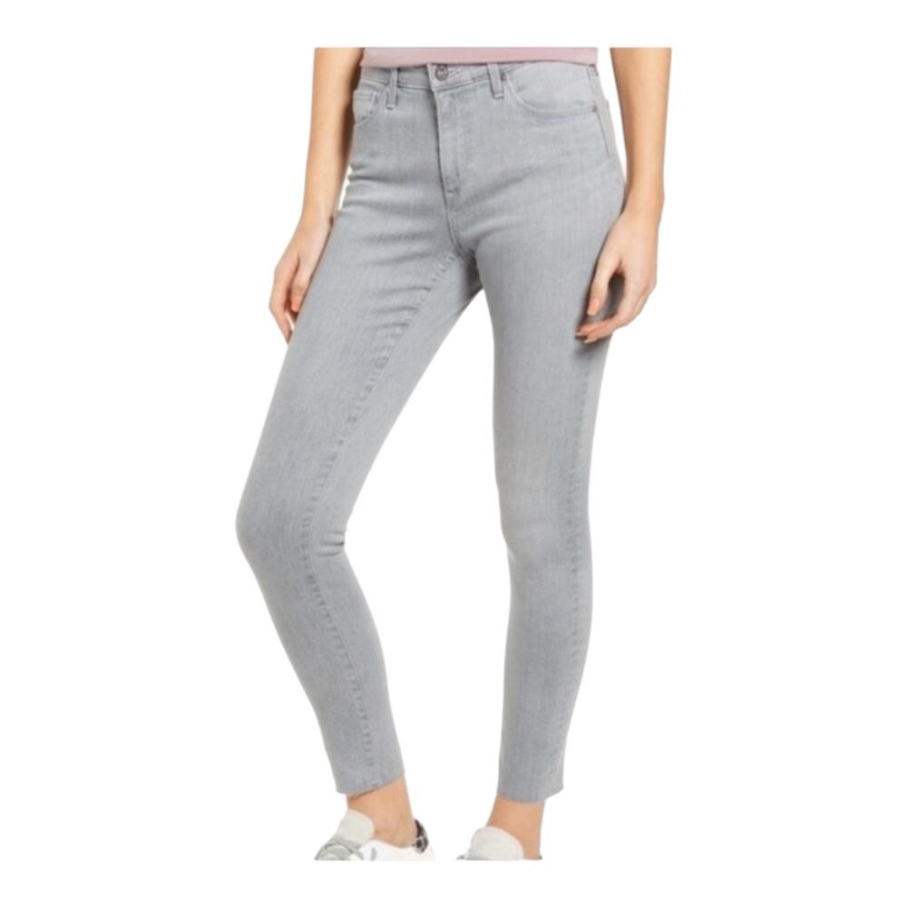 AG Adriano Goldschmied Jeans Aaran Raw Hem Ankle Skinny gray size 24
